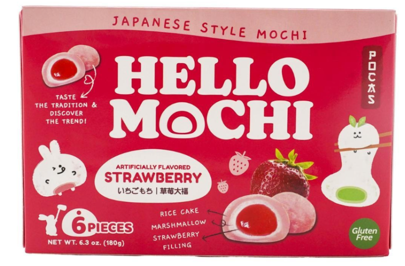 Pocas Hello Mochi Strawberry 6.3 oz