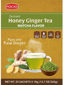 Pocas Honey Ginger Tea with Matcha 20 Tea Bags