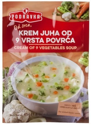 Podravka Cream of 9 Vegetables Soup 45g