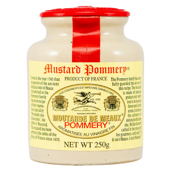 Pommery Meaux Grain Mustard In Stoneware Crock 8.8oz / 250g