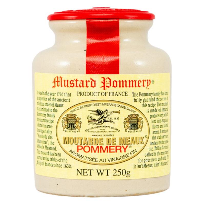 Pommery Meaux Grain Mustard In Stoneware Crock 8.8oz / 250g