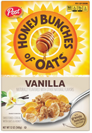 Post Honey Bunches of Oats Vanilla Breakfast Cereal 400g