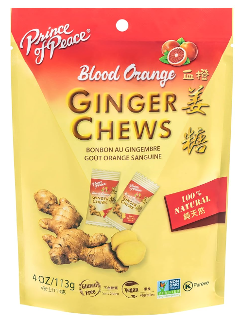 Prince of Peace Blood Orange Ginger Chews 4 oz