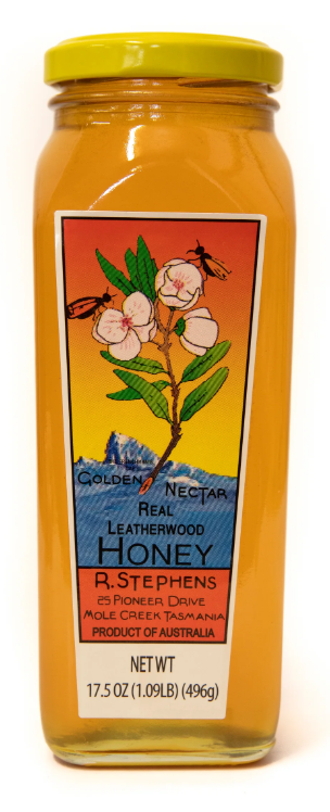 R. Stephens Golden Nectar Leatherwood Honey 17.5 oz