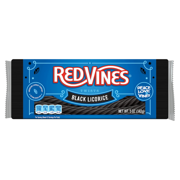 Red Vines Black Licorice Twists 5 oz