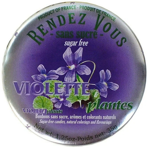Rendez Vous Sugar Free Violet Pastilles 35g