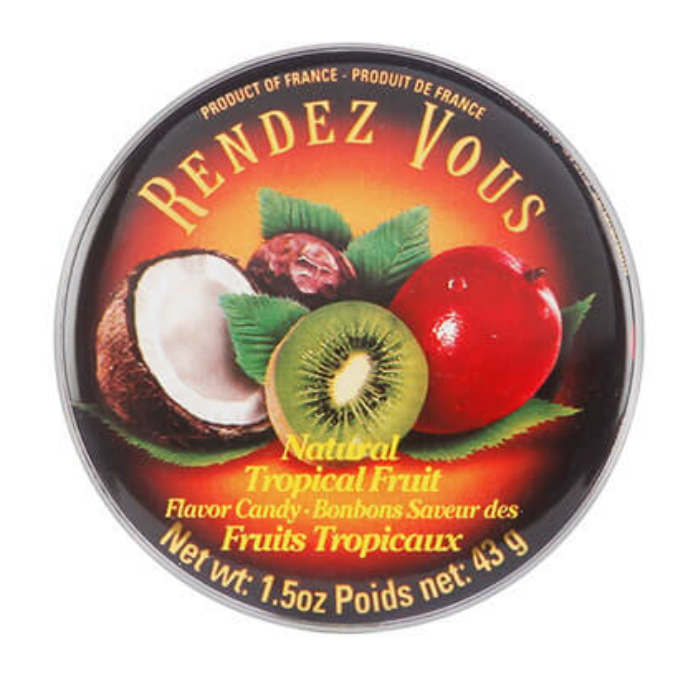 Rendez Vous Tropical Fruit Pastilles 43g