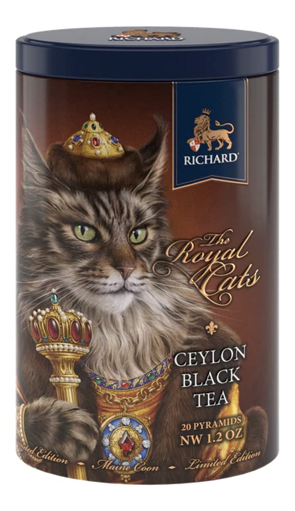 Richard Royal Ceylon Black Tea 20 Pyramiden (Maine-Coon-Katze)