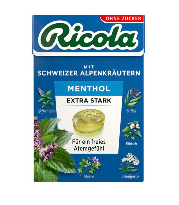 Ricola Sugar-Free Menthol Extra Strong Hard Candy 50g