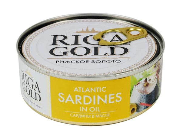 Riga Gold Atlantic Sardines In Oil 8.47oz