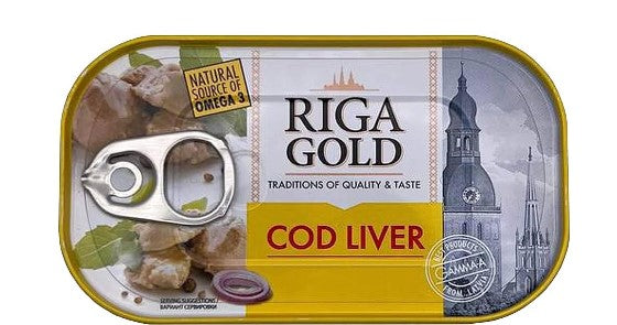 Riga Gold Cod Liver in Its Own Oil 4.27 oz