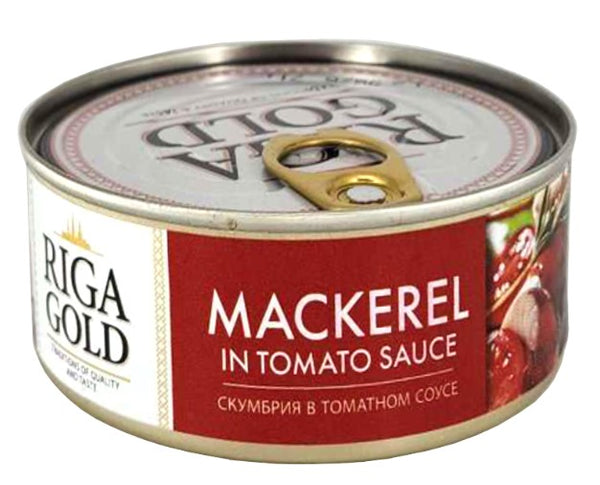 Riga Gold Mackerel In Tomato Sauce 8.47 oz