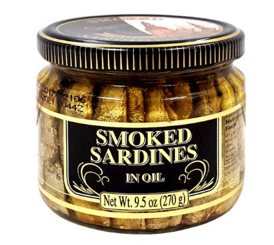 Riga Gold Smoked Sardines in Oil 9.52 oz