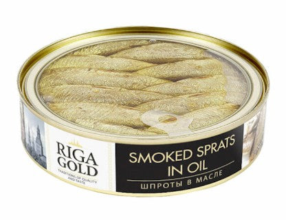 Riga Gold Smoked Sprats In Oil 8.47 oz