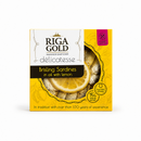 Riga Gold Brisling Sardines in Olive Oil with Lemon 120g