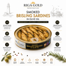Riga Gold Brisling Sardines In Olive Oil 120g