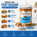 Riga Gold Tuna Fillets in Brine 180g