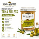 Riga Gold Tuna Fillets in Olive Oil 180g