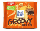 Ritter Sport Groovy Milk with Pretzel Pieces and Crispy Flakes 100 g