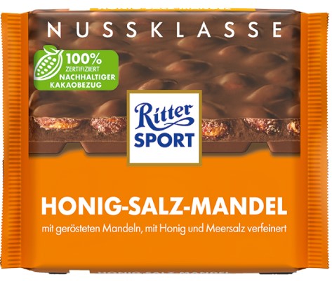 Ritter Sport Honey Salt Almonds 100 g