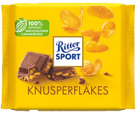 Ritter Sport Milk Chocolate With Cornflakes 100g