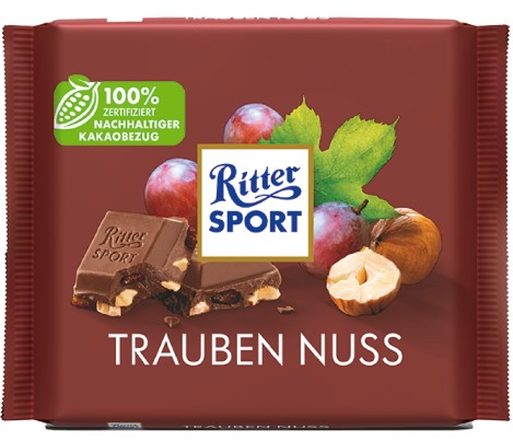 Ritter Sport Raisins Hazelnuts 100 g
