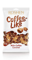 Roshen Coffee Like Caramel Candy with Coffee-Milky Filling 2.2 lb