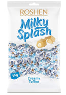Roshen Milky Splash Caramel Creamy Toffee with Milk Filling 2.2 lb