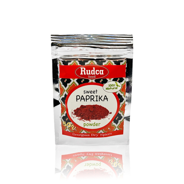 Sweet Paprika Dry Spice Ground 100% Natural 50 g by Rudca food