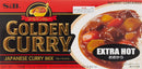 S&B Golden Curry Sauce Mix Extra Hot 7.8 oz