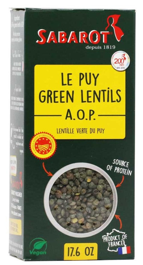 Sabarot French Green Lentils from Le Puy 500g