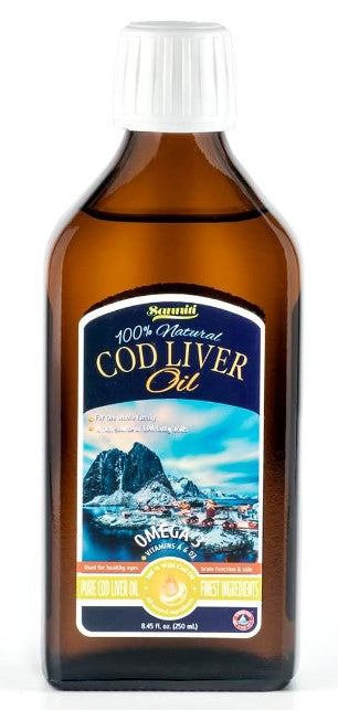 Sanniti 100% Natural Cod Liver Oil 250ml