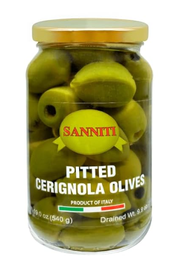 Sanniti Pitted Cerignola Olives 580 g