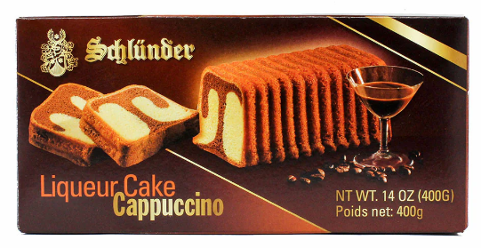 Schlunder Cappuccino Liqueur Cake 14 oz