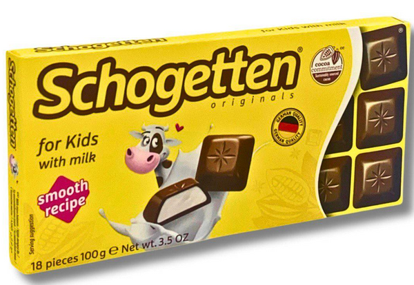 Schogetten Milk Chocolate for Kids 100 g