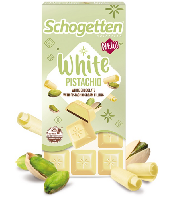 Schogetten White Сhocolate with Pistachio Cream 100 g