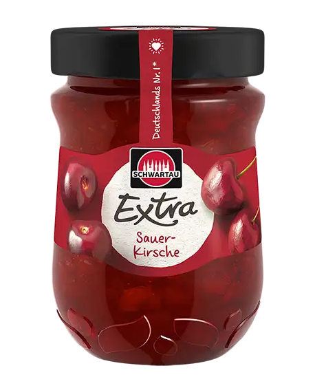 Schwartau Extra Sour Cherry Jam 340 g