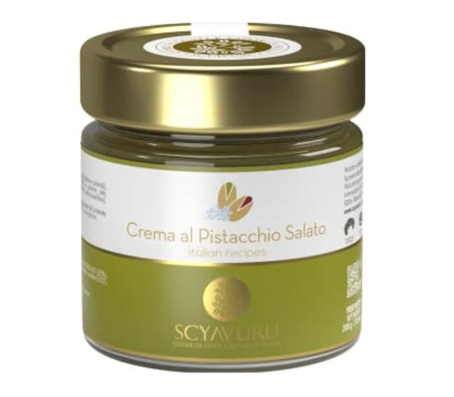 Scyavuru Salty Sicilian Pistachio Cream Spread 7.05 oz