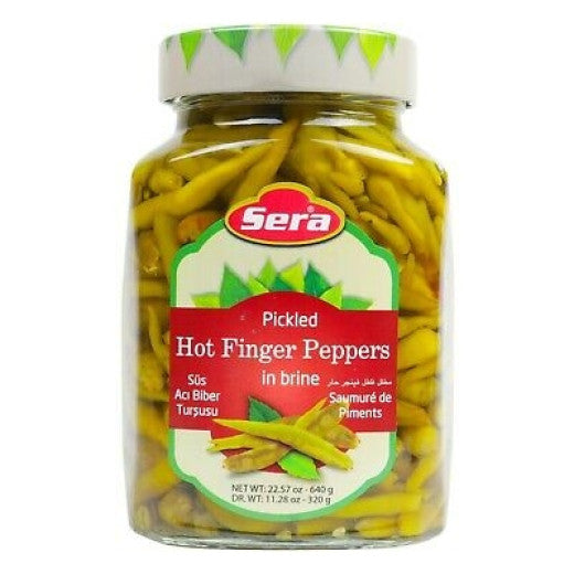 Sera Pickled Hot Finger Peppers In Brine 640 ml