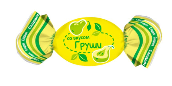 Slodych Candy Caramel with Pear Flavor 200 g