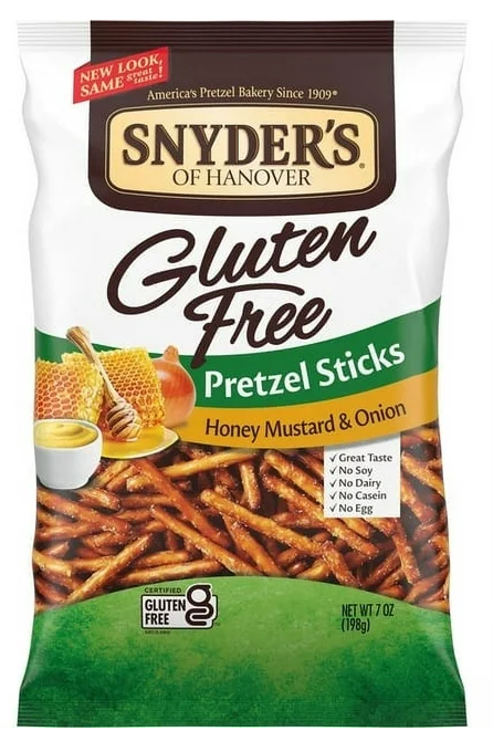 Snyder's Of Hanover Pretzel Sticks Honey Mustard & Onion 7 oz