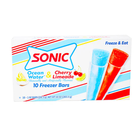 Sonic Freezer Bars 10 pc