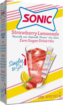 Sonic Singles Strawberry Lemonade to Go Powdered Drink Mix 6 Packets