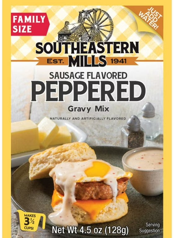 Southeastern Mills Old-Fashioned Peppered Gravy Mix 4.5 oz