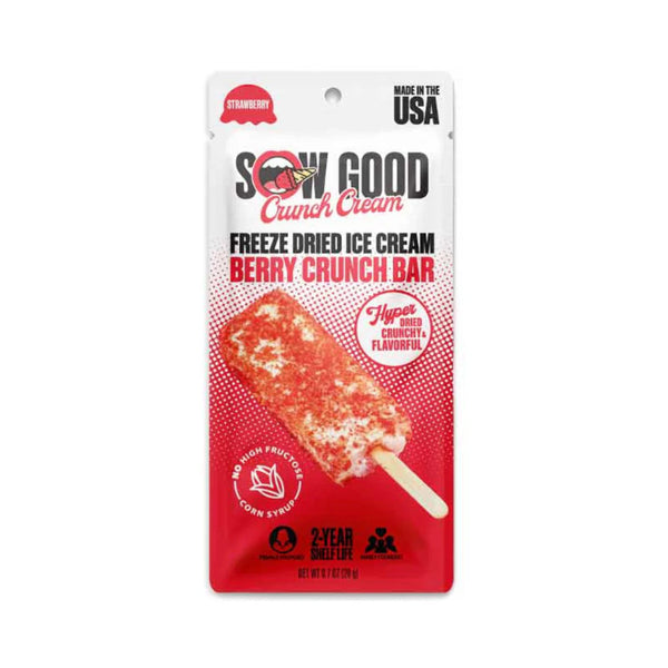 Sow Good Berry Crunch Cream Bar 0.7 oz