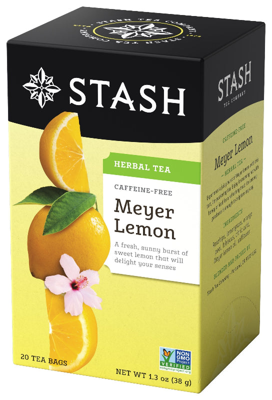 Stash Tea Meyer Lemon Herbal Tea 20 Tea Bags