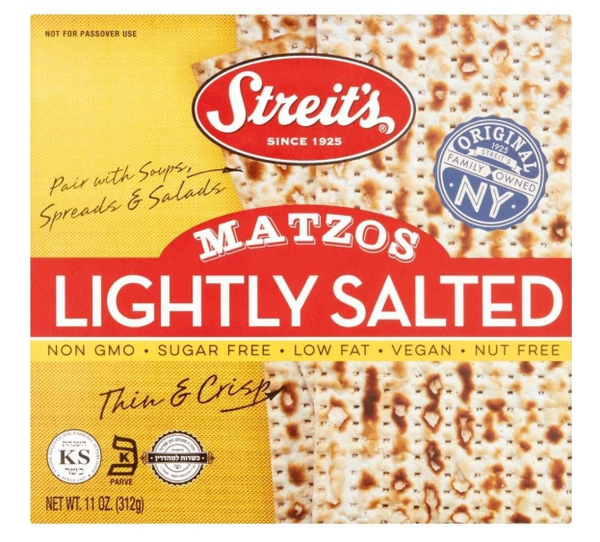 Streit's Matzos Lightly Salted 11 oz