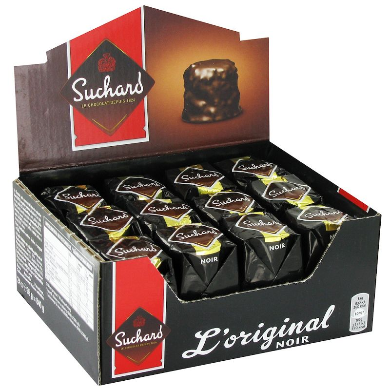 Souchard Rocher Suchard Dark Chocolate Rochers Box 35g x 24pc