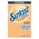 Sunkist Peach Singles To Go Powdered Drink Mix 6 Packets