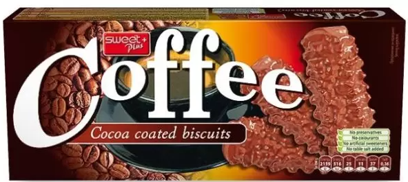 Sweet Plus Biscuits Coffee 150g